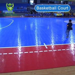 Loseta <span class=keywords><strong>de</strong></span> Suelo <span class=keywords><strong>de</strong></span> Fútbol Sala Encastrable <span class=keywords><strong>de</strong></span> PP para Canchas Deportivas Personalizadas con Líneas, para Interiores y Exteriores - Product Image 4