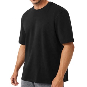 T-Shirt Nera Personalizzata per Uomo, Manica Corta Estiva in Cotone e Poliestere, Casual di Alta Qualità, Vendita all'Ingrosso - Product Image 1