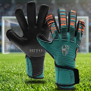 High Quality Customized Logo Professional Sports Glove Front Palm Giga Latex Backhand Rubber Inject Thumb Wrap Rubber T-Tab - Product Image 2