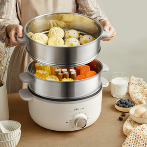 Bear Electric <b>Steamer</b> DZG-CA3A1 3 Layer 10L+ Timed Cooking Multifunctional Home Use - Product Image 2