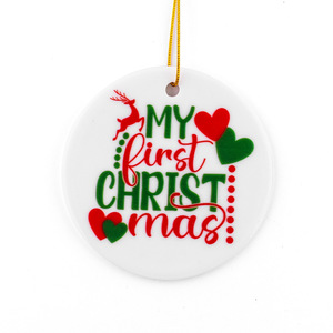 Nuevo Adorno Navideño Colgante Moderno y Superior, Acrílico Transparente, Diferentes Formas, Color Personalizado, Logotipo, Decoración Termoadhesiva - Product Image 5