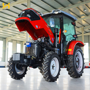 Tracteur agricole robuste à moteur diesel, 80 CV, avec système hydraulique et charrue - Product Image 4