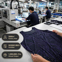 Débardeur de course perforé découpé au laser pour homme – Léger, respirant, idéal pour l'entraînement estival à la salle de sport – Offre prix usine