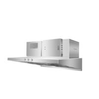 Penghisap Asap Dapur Komersial Jingzhilan Stainless Steel, Terpasang di Dinding, Berventilasi, Penghisap Asap Listrik