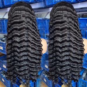 13x6 HD Lace Frontal Wigs Glueless Wigs Human Hair Lace Front Raw Hair Cuticle Aligned Human Hair Wig Vendor - Product Image 1