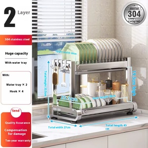 <span class=keywords><strong>Escurridor</strong></span> <span class=keywords><strong>de</strong></span> <span class=keywords><strong>platos</strong></span> <span class=keywords><strong>de</strong></span> cocina <span class=keywords><strong>de</strong></span> acero inoxidable 304 Extra grande OEM para <span class=keywords><strong>platos</strong></span>, cubiertos, cuchillos, tablas <span class=keywords><strong>de</strong></span> cortar con <span class=keywords><strong>escurridor</strong></span> - Product Image 5