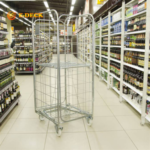 Industrial 600kg Storage <strong>Portable</strong> Mild Steel Trolley Rolling <strong>Utility</strong> <strong>Carts</strong> - Product Image 6