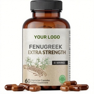 Fenugrec noir et Maca certifiés GMP, 60 capsules, complément pour la ménopause pour adultes, avec soutien immunitaire et gestion de l'énergie - Product Image 1