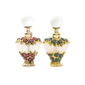 Personal Care Fancy Jewellery Sculpture Metal <b>Oil</b> <b>Perfume</b> Bottle - Product Image 3