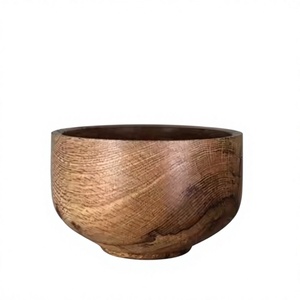 Bols à salade en bois dur faits à la main, durables, sans danger pour les aliments et sans BPA, pour la cuisine, la décoration de la maison, la vaisselle, bols en bois, vente chaude - Product Image 1