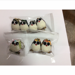 พวงกุญแจนกฮูกผ้าไหมทอมือเนื้อนุ่ม - ของตกแต่งบ้านและของขวัญ ผลิตในประเทศไทย - Product Image 4