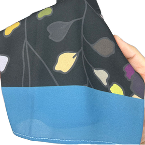 حجاب شيفون ماسي فاخر ناعم الملمس شالات تصاميم مطبوعة وتصاميم مصبوغة وشاح للبيع بالجملة - Product Image 4