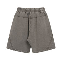 Haute qualité personnalisé hommes élastique cordon français éponge Shorts Logo personnalisé 100% coton pantalons de survêtement lavage à l'acide Shorts