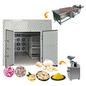 Ligne de production automatique pour le traitement du gingembre sec, machine de séchage du curcuma et de l'ail, machine de séchage des oignons - Product Image 1
