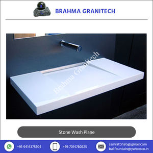 ชุดอ่างล้างหน้าหินอ่อนธรรมชาติคุณภาพแท้ แบรนด์ Brahma Granitech แบบติดผนัง สำหรับโครงการห้องน้ำ - Product Image 6