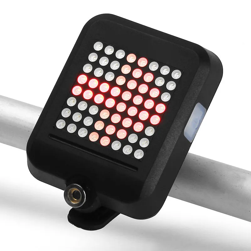 64 LED lampara accesorios para bicicleta USB bisiklet ışık arka bisiklet aksesuar akıllı bisiklet lambası arka ışıkları