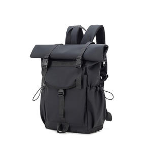Custom Europe Expansion: Large-capacity Roll-top Travel <b>Backpack</b>, Short-trip Roll-top Shoulder Bag - Product Image 5