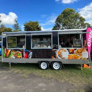 Équipement de vente ambulante de snacks de rue aux couleurs personnalisées, chariots à café et à hot-dogs, camions mobiles, conteneurs maritimes, remorques alimentaires - Product Image 1