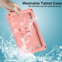 Casing Butterfly Kid Case untuk Kindle Fire 7 2022 Generasi ke-12 Model Terbaru 7 inci, terbuat dari busa EVA, ramah anak, dengan tali bahu.