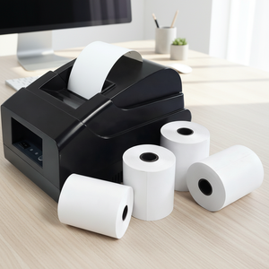 กระดาษม้วนความร้อนสำหรับเครื่องบันทึกเงินสด LIKEXIN TPR แบบชั้นเดียว ขายส่ง ขนาด 48/55/65/70 แกรม 57x30 57x40 57x50 มม. - Product Image 4