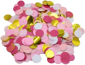Confetti Paper Cheap Round Shaped Wedding Party Throwing Biodegradable Tissue Paper Confetti