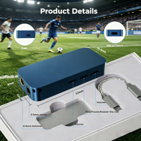 Amplificateur audio pour écouteurs 32/768kHz, amplificateur stéréo professionnel pour la maison, amplificateur de puissance USB C pour voiture, jeux, écouteurs, microphones