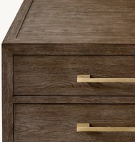 Table à tiroirs en chêne moderne Mobilier de chevet pour chambre à coucher Table de chevet artisanale Table de lit