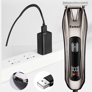 Kemei KM-639 professionale tagliacapelli ricaricabile tagliacapelli per barbiere uomo elettrico rasoio per <span class=keywords><strong>capelli</strong></span> - Product Image 3