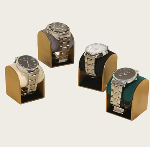 Espositore di Lusso Moderno per Orologi - Supporto in Metallo su Misura con Microfibra Ecologica per Orologi da <span class=keywords><strong>Uomo</strong></span> - Product Image 1