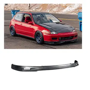 Mugen Cánh Gió Cản Trước Phong Cách Cho Honda Civic EG 1992-1995 Bằng Nhựa