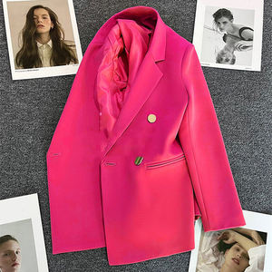 معطف نسائي كاجوال قصير بتصميم كوري عصري لإطلالة المشاهير، موضة ربيع وخريف 2025 بألوان الحلوى الزاهية - Product Image 5