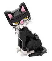 Katzen-Bausteine Großhandel Konstruktionssets Ziegelstein-Modelle Lernspielzeug STEM DIY Benutzerdefinierte Miniatur-Actionfiguren für Kinder