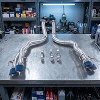 Système d'échappement Catback en acier inoxydable 304 pour Lexus GSF RCF IS500 5.0L 2015-
