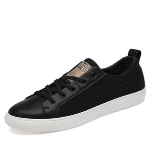 Scarpe da skateboard da uomo scarpe da Skate scarpe da Skate in tessuto a rete <span class=keywords><strong>basse</strong></span> con lacci in stile retrò fatti a mano foro d'aria scavato per gli uomini - Product Image 1