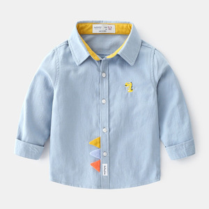 <span class=keywords><strong>Chemise</strong></span> de Garçon Printemps et Automne Manches Longues 2025 Nouvelle Collection Vêtements d'Automne Bébé Pur Coton Haut Élégant pour Garçons <span class=keywords><strong>Chemise</strong></span> <span class=keywords><strong>Blanche</strong></span> pour Enfants - Product Image 4