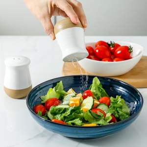 Sels et poivrières en céramique pour la décoration de la cuisine à la maison de style campagnard - Product Image 3