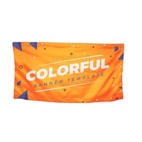 Drapeaux promotionnels personnalisés 3x5 pieds taille de logo personnalisé imprimé bannière drapeaux