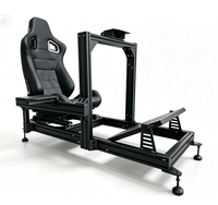 Cockpit de simulation de course en aluminium sur mesure avec siège baquet, simulateur de conduite automobile 4080 pour jeu de course F