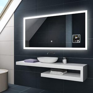 Espejo inteligente de pared para baño, luz Led retroiluminada con pantalla táctil antiniebla - Product Image 2