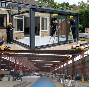 Yeyon 2026 OEM Véranda en verre et aluminium de qualité supérieure, à rupture de pont thermique, pour jardin résidentiel extérieur - Product Image 4