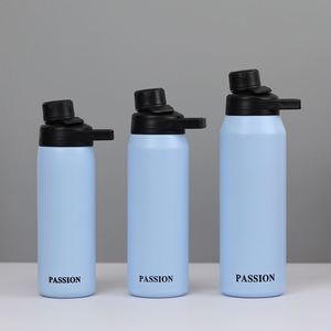 Factory Cost Customized Logo Sports Gym Insulated Tumbler Water <b>Bottle</b> Double Wall Stainless Steel Vacuum Flask 600/750/1000ML - Product Image 3