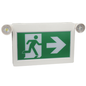 Canadá estándar recargable Led luz de emergencia Combo Running Man señal de salida Luz - Product Image 2