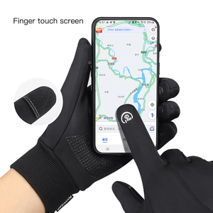 Gants <span class=keywords><strong>de</strong></span> <span class=keywords><strong>ski</strong></span> d'hiver, écran tactile, imperméables, coupe-vent, chauds, pour la moto, la motoneige, en polyester - Product Image 3