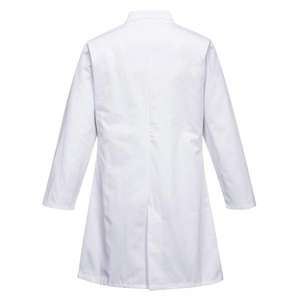 PORTWEST - 2202WHR4XL Abrigo de comida de hombre blanco con un bolsillo-EAN 5036108256235 CHEFS AND FOOD INDUSTRY WORKWEAR - Product Image 2