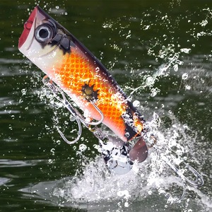 NOUVEAU OEM 8cm13g Leurres de pêche Swimbait Hélice Bionic Floating Hard Fishing Baits 5 Colors 3DEyes Artificial Hard Popper Lure - Product Image 6