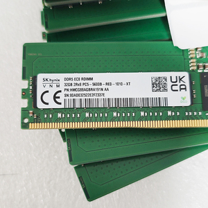 SK HYNIX DDR5 Desktop <b>Memory</b> <b>Stick</b>, Small Green Module, High Quality Adie M-Series Chips, HMCG88AGBRA 5600MHz 32GB Stock Server - Product Image 1