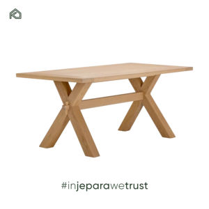 Mesa de Comedor Cuadrada de Madera de Teca Maciza Laras - Muebles Comerciales Duraderos y Ecológicos para Restaurantes y Hoteles - Product Image 2