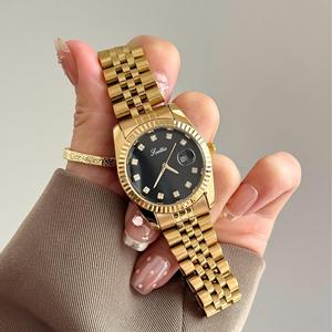 Часы Scottie 9570 Luxury — стильные водонепроницаемые кварцевые часы из нержавеющей стали, модный подарок на День святого Валентина для женщин. - Product Image 1