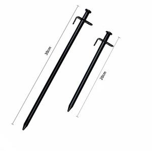 Extérieur Robuste En Acier Forgé Incassable <span class=keywords><strong>Camping</strong></span> Tente Piquets Peg Pour Endroit Rocheux - Product Image 2
