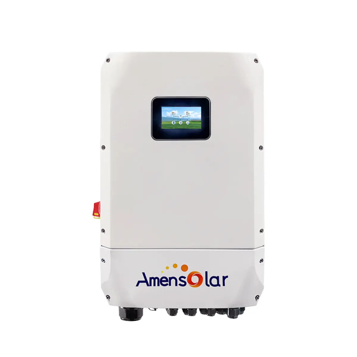 Amensolar 110V Split Hybride Solar Inverter Mppt Laadregelaar Lage Frequentie Split Fase Offgrid 5kw Inverter